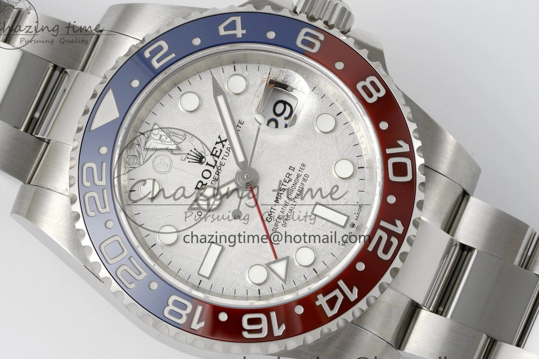 Best 126719 BLRO Master Bracelet Meteorite II GMT VR3285 1:1 Edition SS CHS on 904L JDF 0502